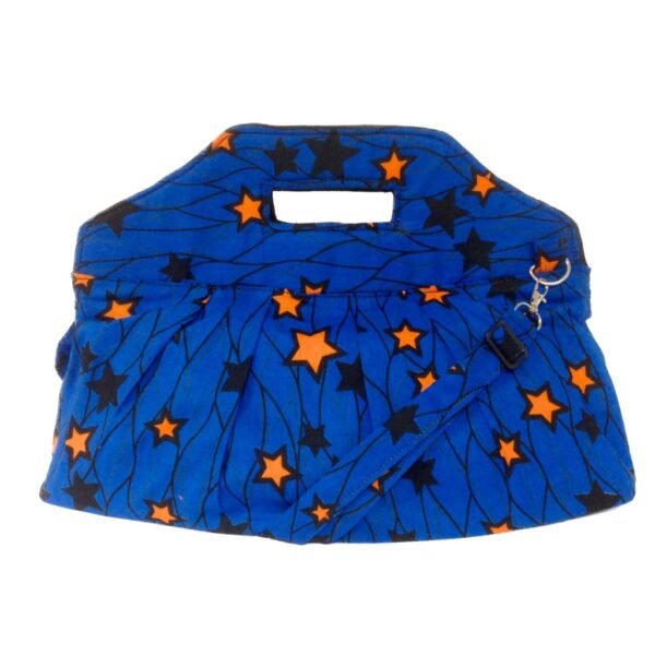 Blue and Orange Briefcase by collections of Africa