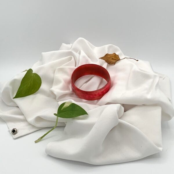 Display of Red Horn Bangle