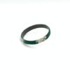 Green and White Giraffe Horn Bangle