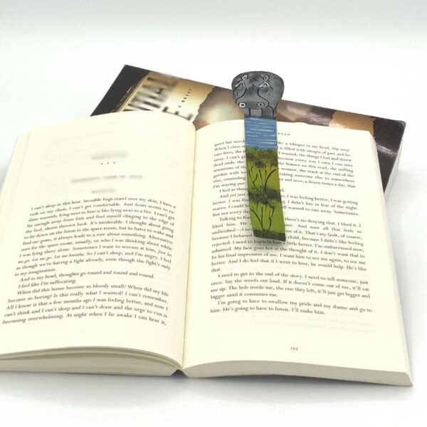 Hippo Leather Bookmark