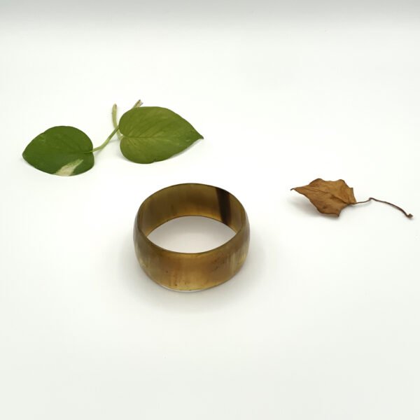 Horn Bangle Neutral Color