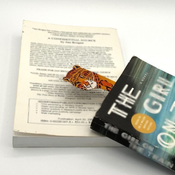 Leopard Leather Bookmark