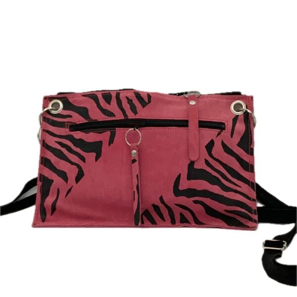 Pink Leather Wristlet