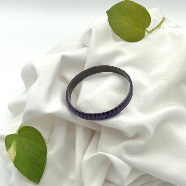 Purple Zebra Bangle Display