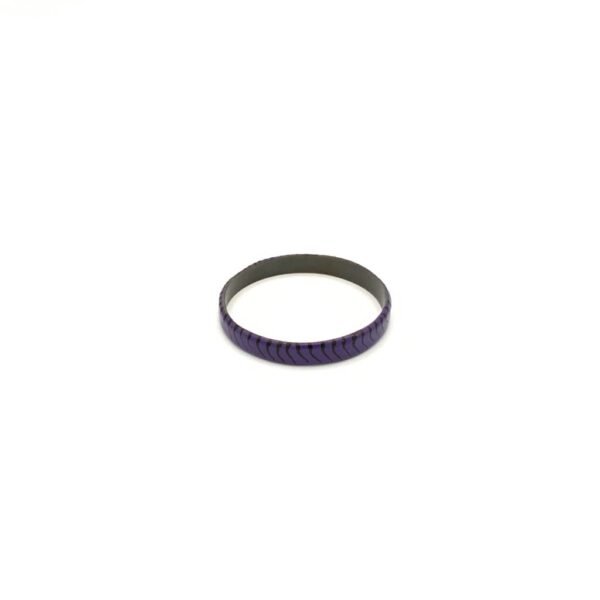 Purple Zebra Horn Bangle
