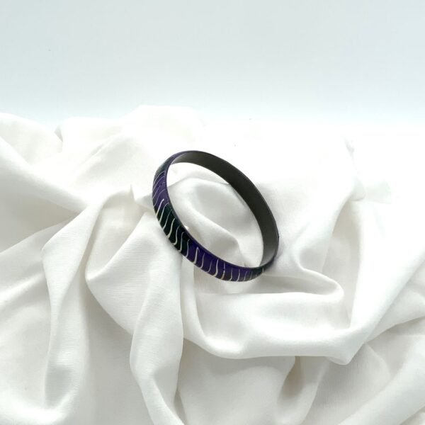 Purple and Black Bangle