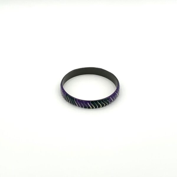 Purple and Black Horn Bangle