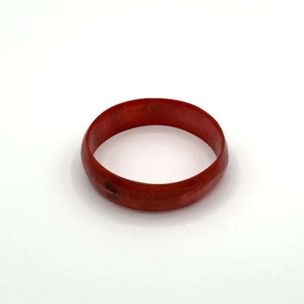 Thin Red horn bangle