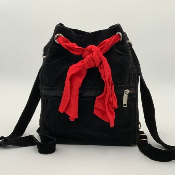 Black Leather Backpack