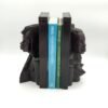 Ebony Bookends on display