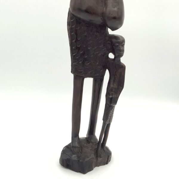 Ebony Boy With An Old Man