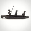 Ebony Canoe Fishermen