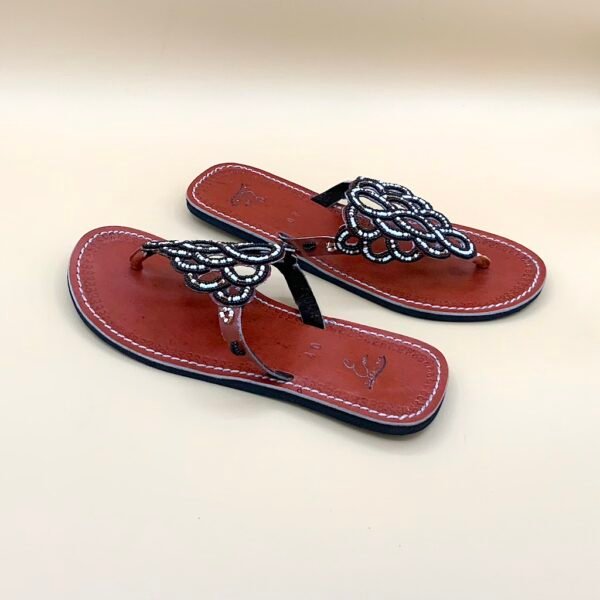 Brown Beaded Sandals Brown Beaded Sandals