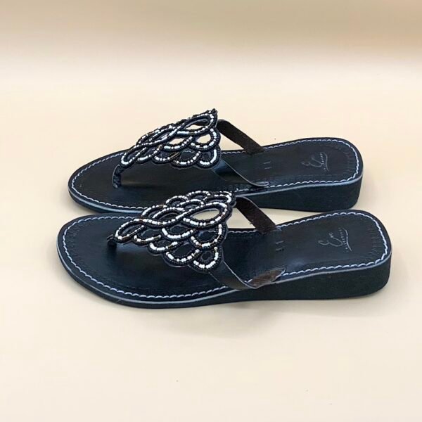 Peacock Heel Leather Sandals Peacock Heel Leather Sandals