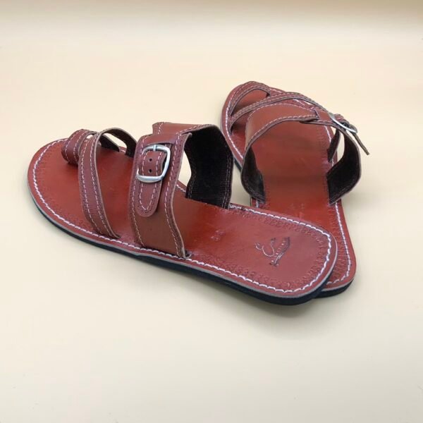 Rich Brown Handmade Leather Sandals 2