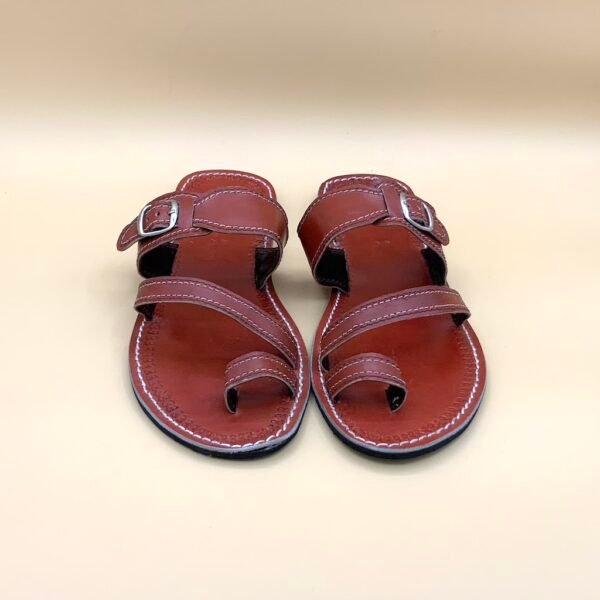Rich Brown Leather Sandals