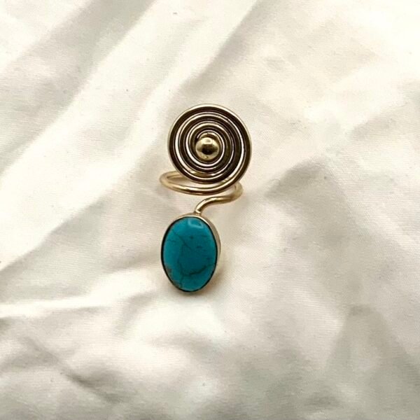 Turqouise Brass Ring