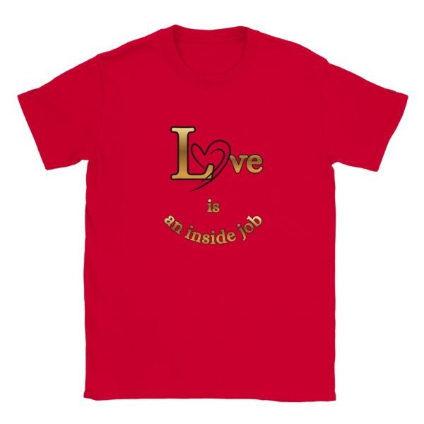 Gold & Black on Red