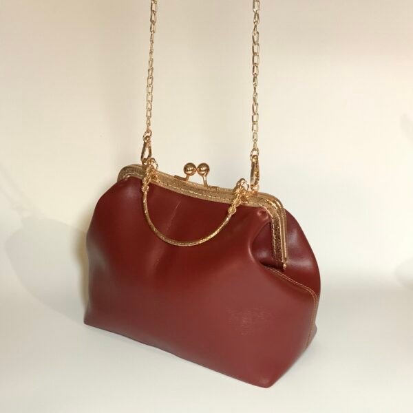 Brown Clutch Side View