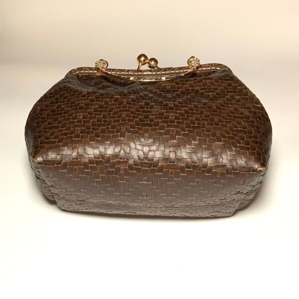 Brown Woven Clutch Base