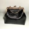 Crocodile Print Clutch