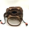 Flower Brown Kibuyu Handbag