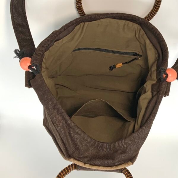 Flower Kibuyu Handbag Inside