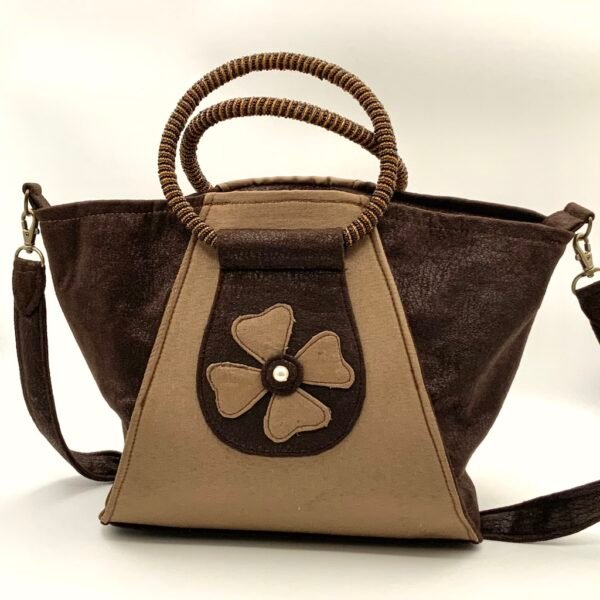 Flower Kibuyu Handbag Wide