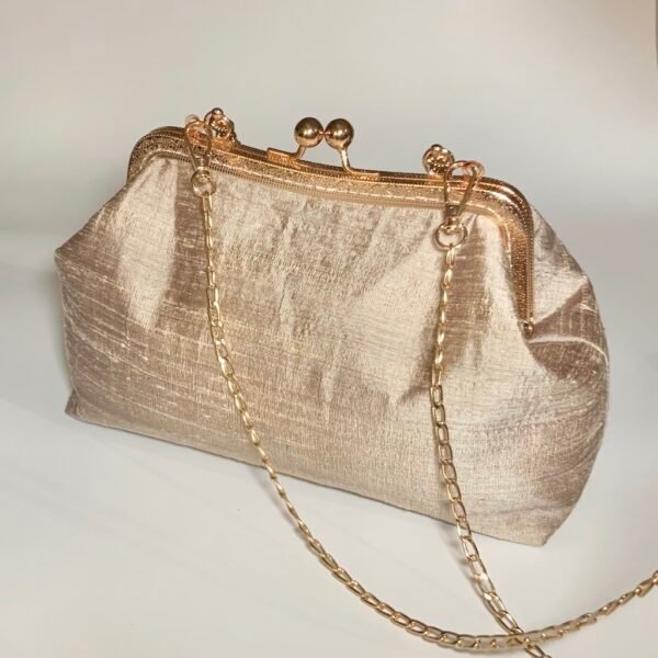 Gold Clutch Side View