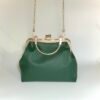 Green Clutch Front With Strap