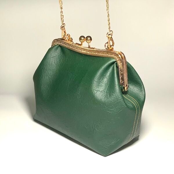 Green Clutch With Strap