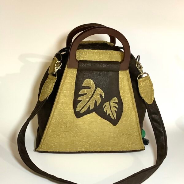 Green Leaves Hobo Handbag