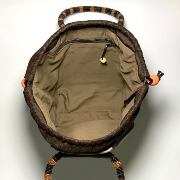 Inside Gold Leaves Hobo Bag Inside Gold Leaves Hobo Bag