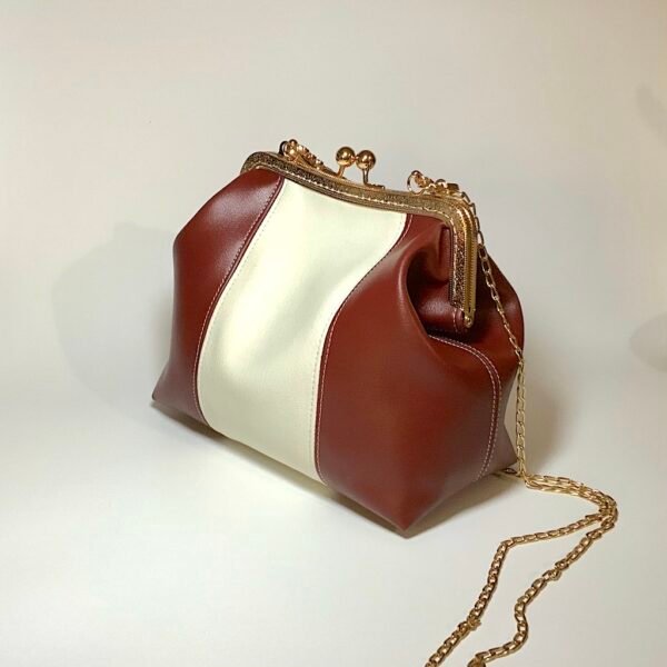White and Brown Clutch